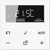 Jung A1790DWW Display Standard zur Raumtemperaturregelung, (Echtglasfront alpinweiß