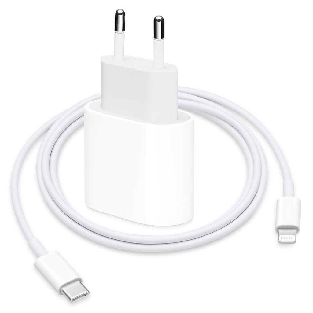Apple 20W USB-C Power Adapter + 1m USB-C auf Lightning Kabel