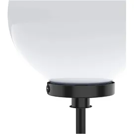 Selltec Kugelleuchte Kunststoff Ø 40 cm inkl. 5m Zuleitung und Erdspieß weiß