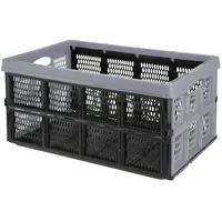 Mojawo Klappbox stapelbar 32 L Transportbox 48X35X24CM Einkaufskiste klappbar