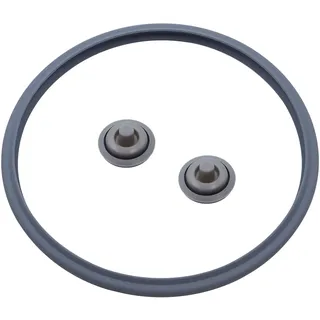BEELUKY für WMF Schnellkochtopf Ersatzteile 22cm Dichtungsring Ersatzteil Dichtungsring für WMF und 2X Kochsignaldichtung Kochtopf Gummidichtung für 2.5l - 8.5l WMF Sicomatic Fissler Schnellkochtopf