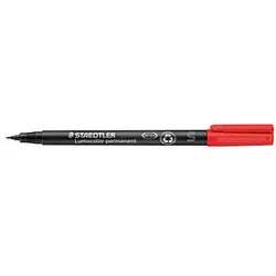 STAEDTLER Lumocolor Folienstift rot 0,4 mm permanent