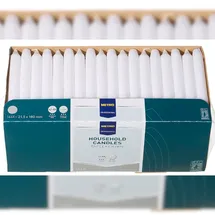 Metro Professional Tafelkerzen Ø 2,15 x 18 cm 144 St. weiß