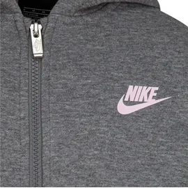 Nike Kids Nike Mädchen Club Hoodie Sweatshirt, GEH - Grey Heather, 2-3 Jahre