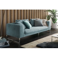 KAWOLA Sofa ARIAN, 2,5-Sitzer od. 3-Sitzer Cord versch. Farben blau 210 cm x 83 cm x 98 cm