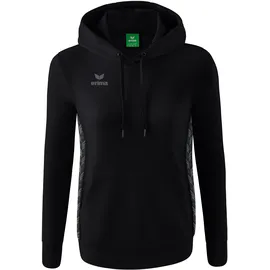 Erima Essential Team Kapuzensweat schwarz, 34