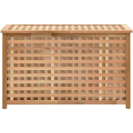 vidaXL Wäschetruhe 77,5×37,5×46,5 cm Walnuss Massivholz