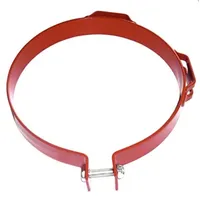 MBS-FIRE® - Brandschutzfachhandel Feuerlöscher Halterung Schelle CO2 / Kohlendioxid 2/5 kg vers. Ø 135-140mm, Rot