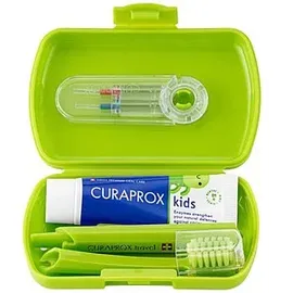 Curaprox Zahnbürste KIDS Travel-Set grün 1 Set