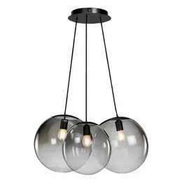 s.luce Orb Cluster 3-flg. 30 cm Rund / Rauch/Schwarz