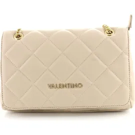 Valentino Ocarina Umhängetasche Kunstleder Beige/Weiß