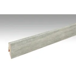 RESTPOSTEN SALE MEISTER Fussleiste Profil 3 PK Fjordeiche grau 6847 - 2380 mm