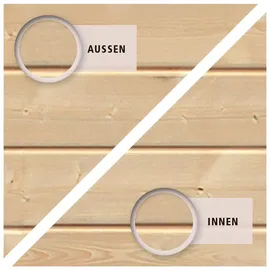 Karibu Gartenhaus Nordsee 4 2,39 x 2,54 m Beige