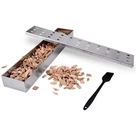 luxuskollektion Räucherbox Edelstahl weiß