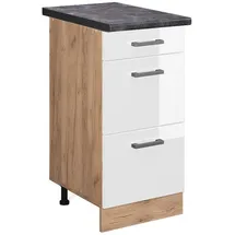 Vicco Schubladenschrank R-Line 40 x 60 x 81,5 cm Weiß