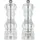 Peugeot Nancy Gewürzmühle 18 cm Silber unbefüllt
