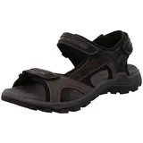 ROHDE 5945 Mount Herren Trekking Sandalen Leder, Größe:45 EU, Farbe:Schwarz