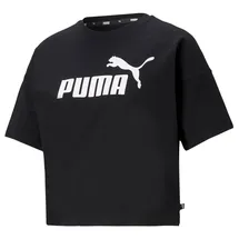 Puma Damen Ess Cropped Logo tee Puma Black, XS