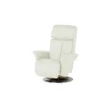 HIMOLLA Sessel 7418 Leder 81 x 111 x 95 cm Creme elektrisch