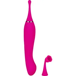 Deluxe G-Spot-Vibrator, 24 cm, pink