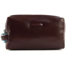 Piquadro Blue Square Kulturbeutel Leder 25 cm rot