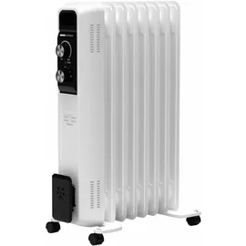 Flexot Flexot® Ölradiator 600W / 900W / 1500W - 3 Powerstufen 7 Rippen Elektroheizung Heizung Heizer Heater Radiator Überhitzungsschutz Thermostat Kabe...