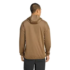 adidas Terrex Xperior Climawarm+ Wind Light Fleece Kapuzenjacke brown oxide XL