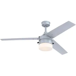 Westinghouse Outdoor Deckenventilator Riverton Silber mit Licht 132