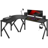 huzaro Eckschreibtisch Hero 6.3 Schwarz