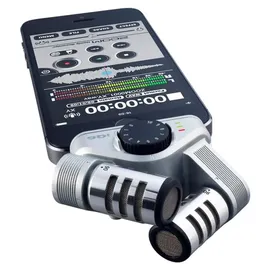 Zoom iQ6 XY Stereo Mikrofon für iPhone/iPad – optimierte Stereo-Aufnahmen für Videos, Podcasts, Musik & Interviews
