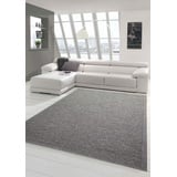 Teppich-Traum In- & Outdoor Teppich Sisal Optik | Küche Wohnzimmer Terrasse Balkon | grau - Größe 140x200 cm