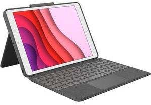 Logitech Tablet-Hülle Combo Touch, 920-009624, für Apple iPad 9.Gen 2021, grafit, mit Tastatur
