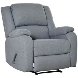 zmleve Relaxsessel Fernsehsessel Polyester 96 x 98 x 87 cm Dunkelgrau mit Liegefunktion