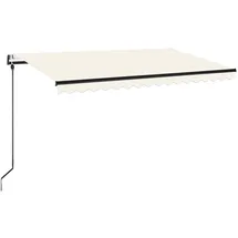 vidaXL Automatische Markise 400 x 350 cm creme