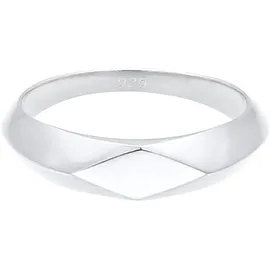 Elli Ring 925 Sterling Silber Pinky Ring, Siegelring in Silber | Gr.: 48