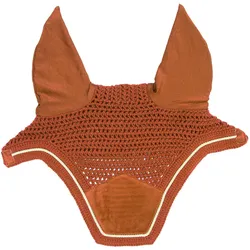 Kentucky Horsewear Fliegenohren Wellington Velvet - senfgelb - Pony