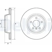 Delphi Bremsscheibe BG4665C