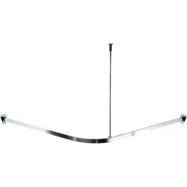 RIDDER Universal-Vorhangschiene chrom glänzend 90x90x90 cm