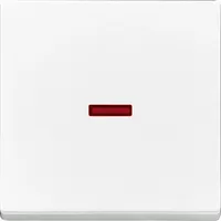 Busch-Jaeger Wippe mit kleiner roter Kalotte Future Linear Studioweiß