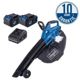 SCHEPPACH BC-BLV720-X inkl. 2 x 4,0 Ah + Doppellader