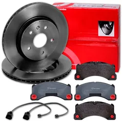 Brembo Bremsscheiben 360mm + Beläge Vorne Passend Für Porsche Cayenne 92a: Bremsscheibe: 95835140300, 95835140301, 95835140400, 95835140401 Bremsbelag