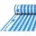 Papstar Tischdecke Airlaid 25 m x 118 cm Blau, Weiß
