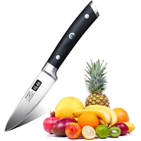 SHAN ZU Schälmesser, Spickmesser Gemüsemesser Küchen Messer Klein Edelstahl Obstmesser 9.5CM - Classic Series
