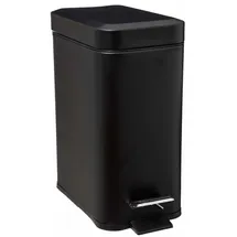5 five simply smart Rechteckiger Abfalleimer 5 l Schwarz