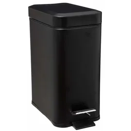 5 five simply smart Rechteckiger Abfalleimer 5 l Schwarz