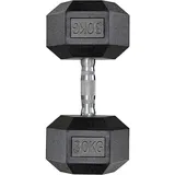 TLGREEN Hantel-Set Hexagon Hanteln, (Rutschsicher Ummantelt, Gummi Beschichtet), Gusseisen Gewichte für Damen und Herren Krafttraining