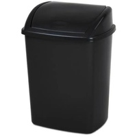 Abfalleimer Push Kunststoff 26 Liter schwarz (62018426)