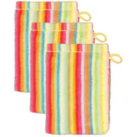 CAWÖ Waschlappen 3er Pack 'C Life Style multicolor' Multicolor