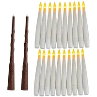 Art Collection, LED Kerzen, 2er-Set Schwebende LED Kerzen mit Zauberstab-Fernbedienung (2x)