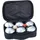 Relaxdays Boule Set Metall 6 Kugeln